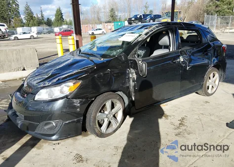 2009 Toyota Matrix S z USA, uszkodzony, nr VIN 2T1LE40E89C004544